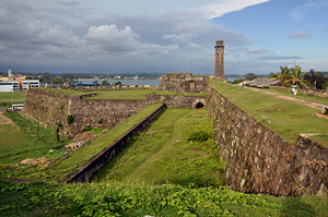 UNESCO Weltkulturerbe Niederländisches Fort in Galle in Sri Lanka