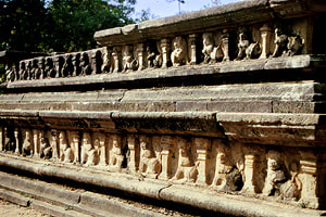 pavilion at the Prince's Pond in Polonnaruwa