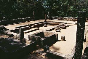 ancient Ayurvedic hospital in Ritigala