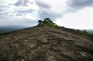 summit of Pidurangala in Sri Lanka's Central Province