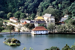 Tooth Temple at Kandy Lake