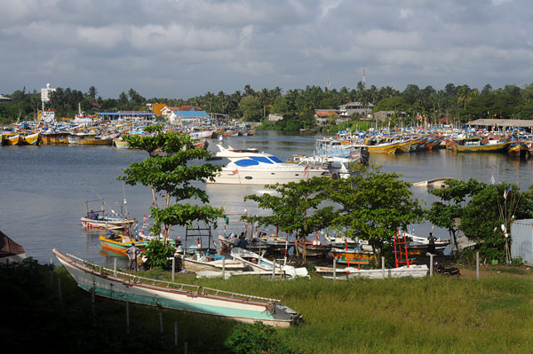 Beruwela fishing harbour 