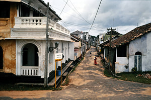 Church Street im UNESCO-Weltkulturerbe Galle in Sri Lanka