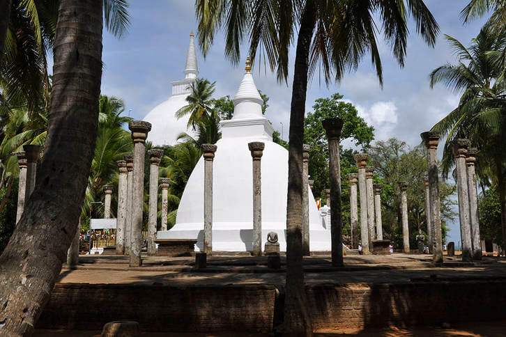 Chetiyagara of Ambasthala Dagaba in Mihintale, Sri Lanka