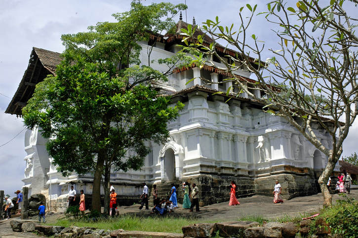 late medieval Lankatilaka temple in the surroundings of Kandy