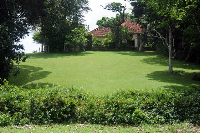 main plantation house in Lunuganga Gardens