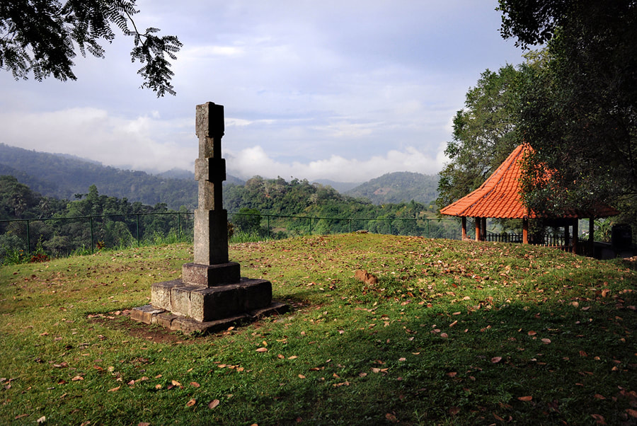 memorial pillar for Sri Lanka's last king in Medamahanuwara