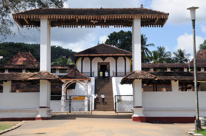 Sumana Saman Devale pilgrimage site and Siri Pada temple near Ratnapura in Sri Lanka