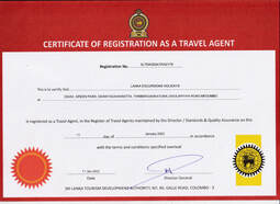 Lanka Excursions Holidays SLTDA registration