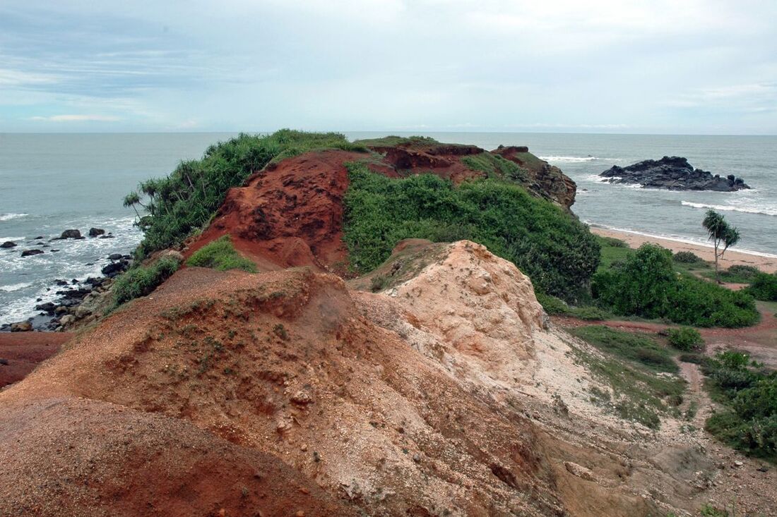 Ussangoda promontory on the south coast of the island of Sri Lanka