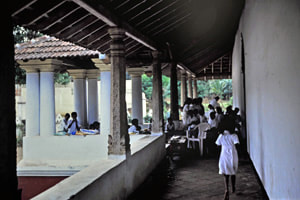Sunday school in the Buddhist temple of Hanguranketa