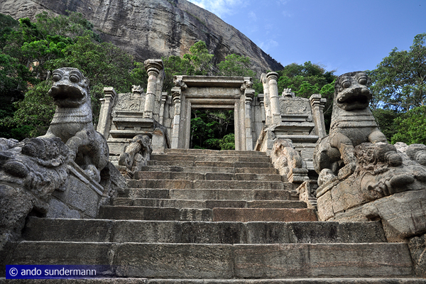 Yapahuwa-Treppe im Distrikt Kurunegala