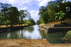 Sigiriya moat and rampart