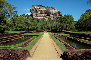 Sigiriya Lion Rock in Sri Lanka 