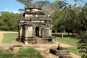 Shiva Devale No.2 in the archaeological park of Polonnaruwa