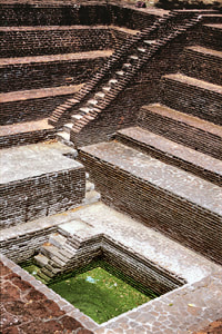 ancient bath in the Alahena Pirivena compound in Polonnaruwa