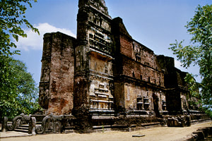Lankatilaka image house of Polonnaruwa's main monastery Alahena Pirivena