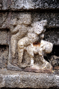 erotic sculptures at the Nalanda temple in Sri Lanka