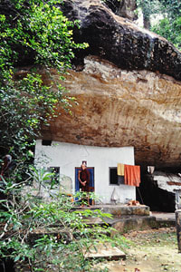 Salgala forest monastery in Sri Lanka