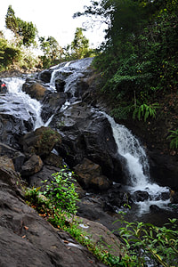 Dodam Ella waterfalls near Kuruwita in Ratnapura District
