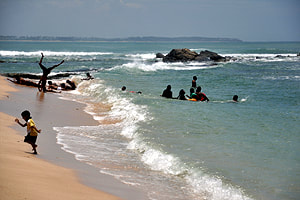 Tangalle Beach in southern Sri Lanka