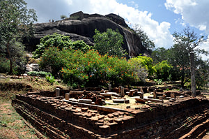 Situlpahuwa ruins in Yala National Park