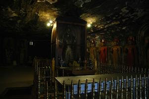 Lower cave of the Ridi Vihara