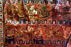 Battle of Mara depicted in the cave temple of Degaldoruwa Raja Maha Viharaya
