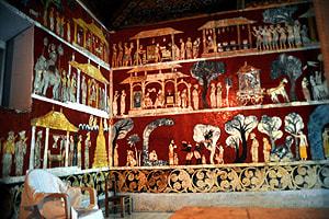 murals in the Potgul Maliga Ramaha Viharaya of Hanguranketa