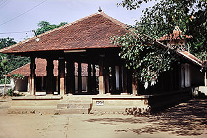 Digge of the Ambekke Devalaya in Sri Lanka