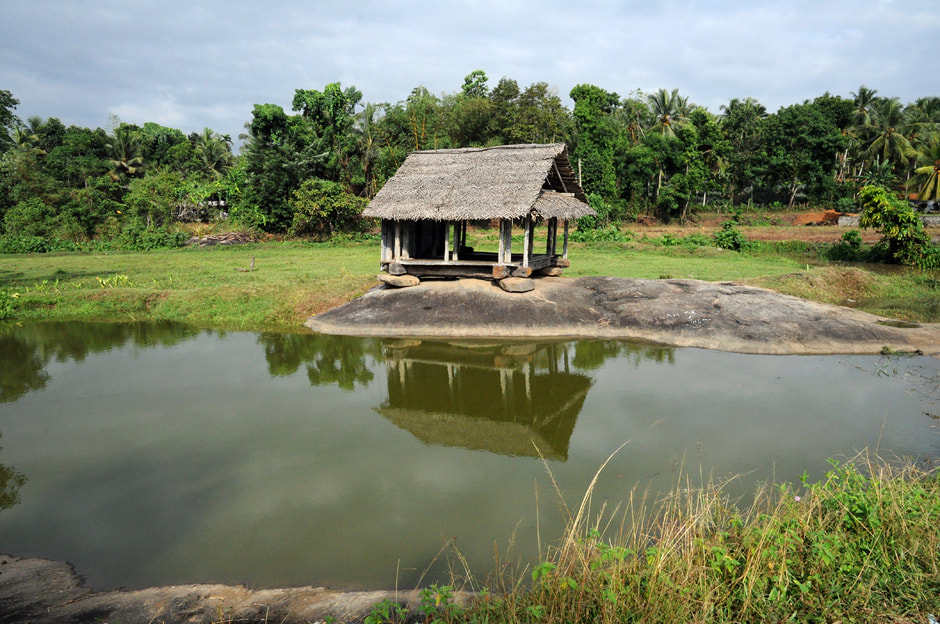 Ambalama in the paddy cultivation area of Awariyawala near Yakkala