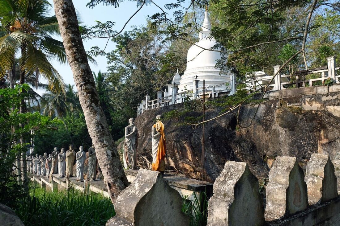 Unagolla Temple near Bibile in Sri Lanka's Uva Province