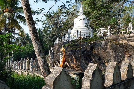 Sita Kotuwa ruins in Gurulupotha in Sri Lanka