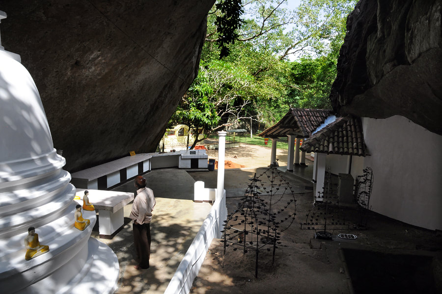 Stupa-Terrasse von Chaitiya Lena in Pilikuttuwa in Sri Lanka 