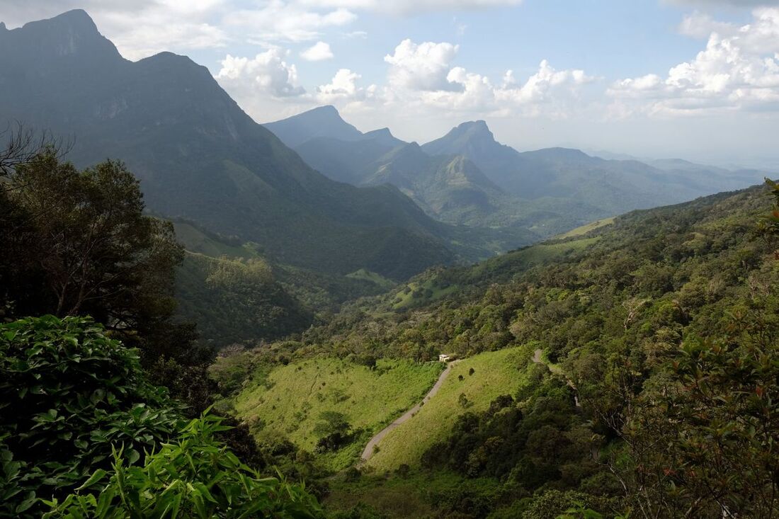 Corbett's Gap between Hunnasgiriya and Meemure in Sri Lanka's central highlands