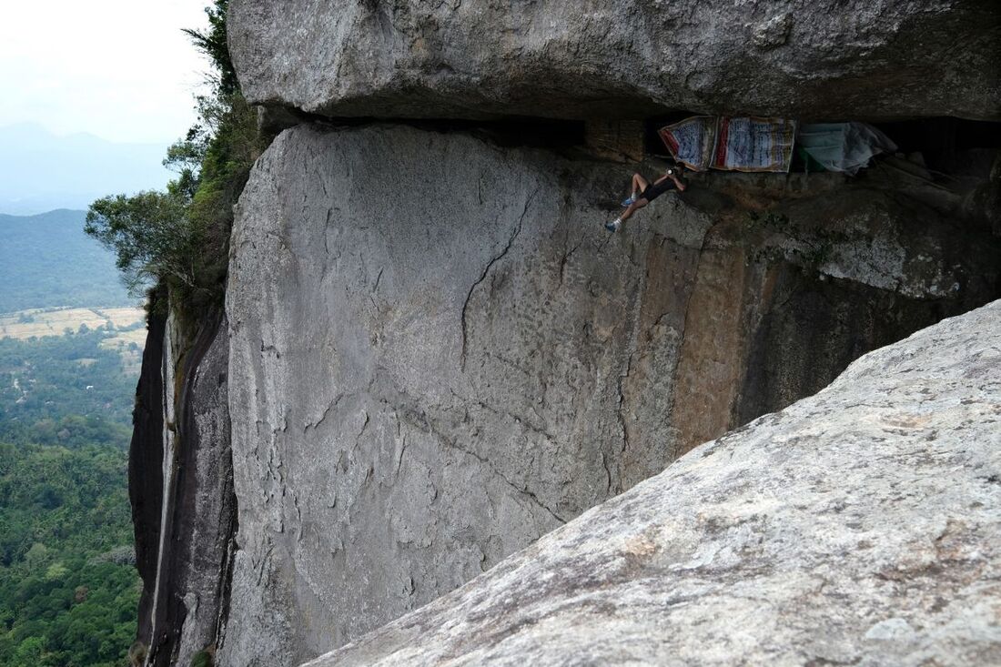 Dolukanda cave in the Kurunegala District of Sri Lanka's North-West Province