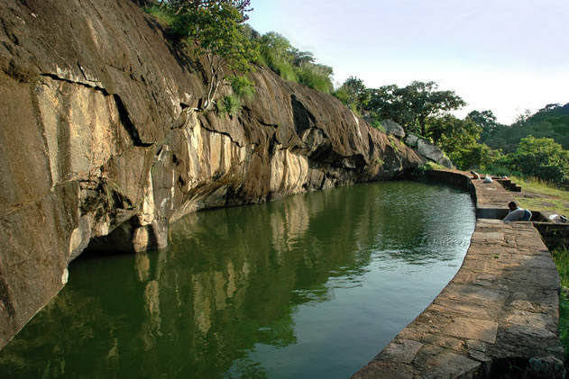 sogenannter Kobra-Teich in Mihintale in Sri Lanka