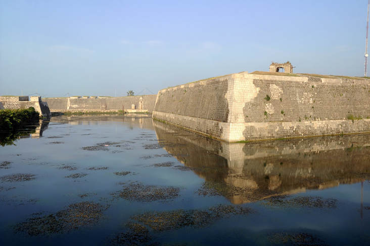Niederländisches Fort in Sternenform in Jaffna in Sri Lanka