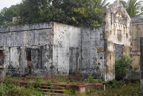 civil war ruins in Jaffna