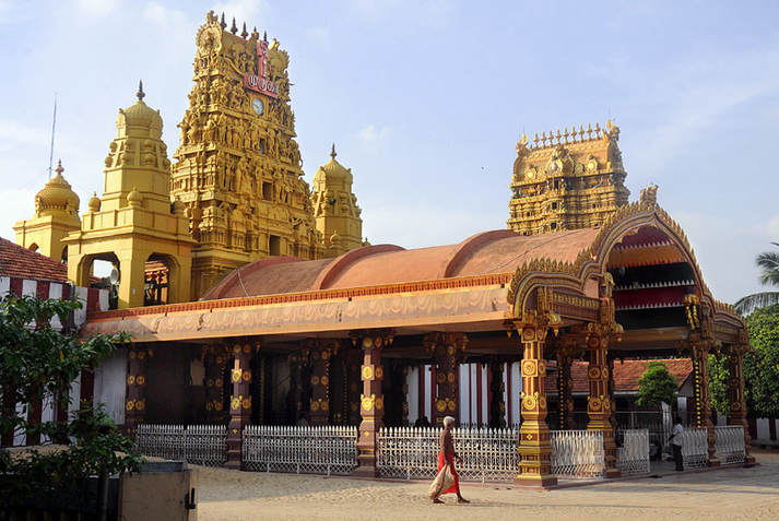 Nallur Kandaswamy Temple in the suburbs of Jaffna
