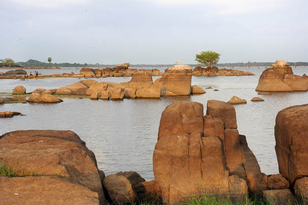 scenery of Mahakanadarawa Wewa