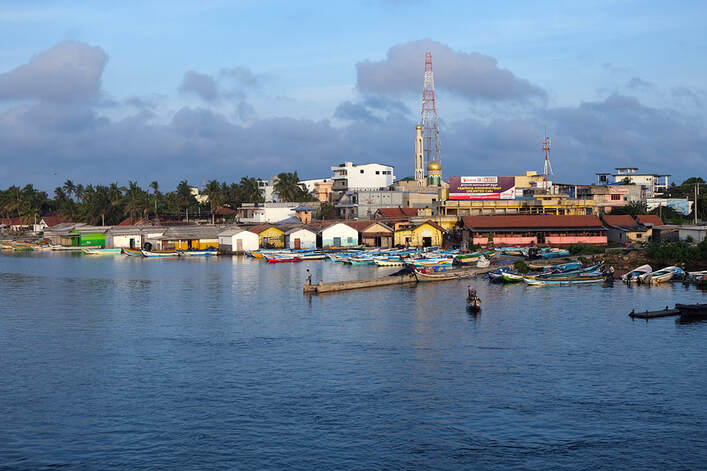 Mannar city and fishing port