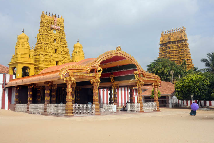 Nallur Kandaswamy Tempel nordöstlich der Innenstadt von Jaffnaeast of Jaffna 