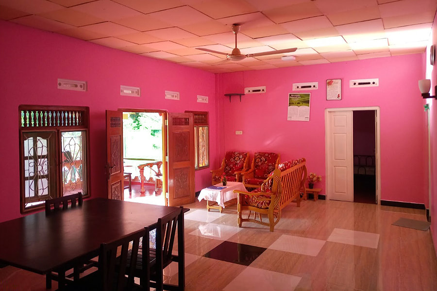 El Saddai guesthouse Mannar livingroom