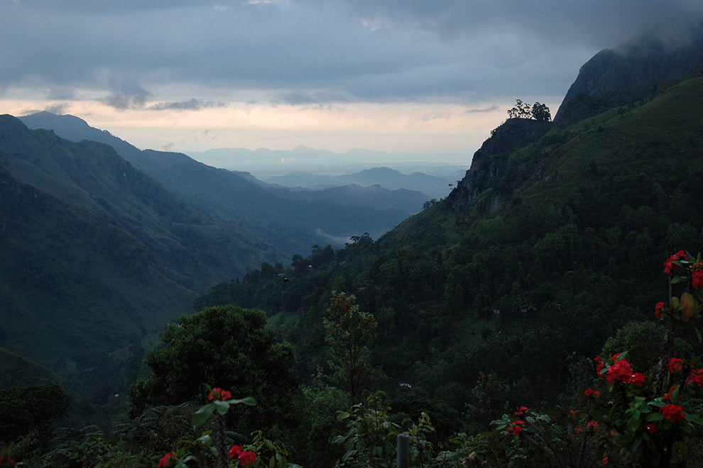 Ella Gap in the south of Sri Lanka's highlands