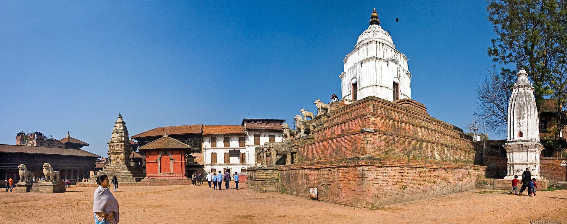 Fasi Dega Temple in Bhaktapur (heavily damaged by the 2015 earthquake)