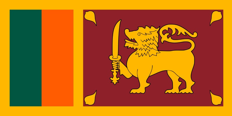 Sri Lankas Flagge