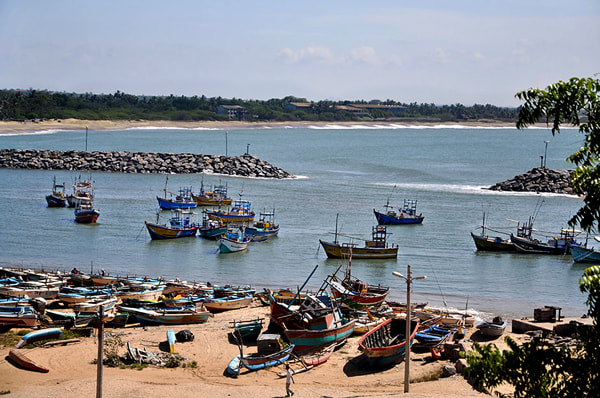 old fishing port of Hambantota