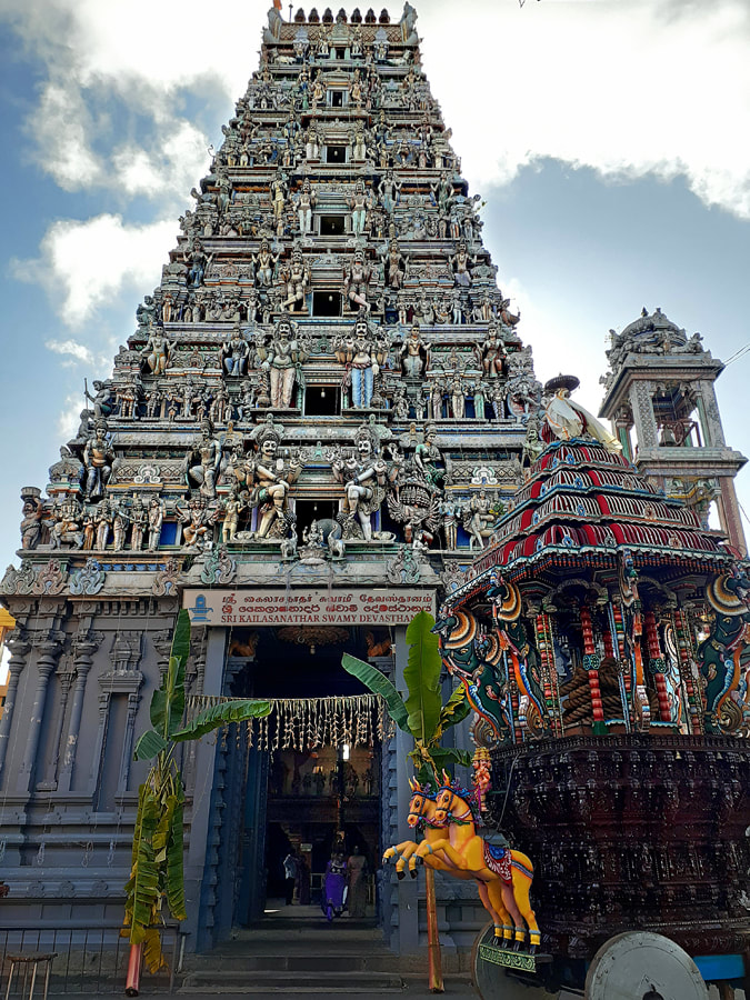 Kovil in Colombo, typical Tamil Hindu temple
