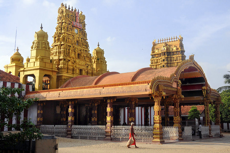 Nallur Kandaswamy Temple in a suburb of Jaffna